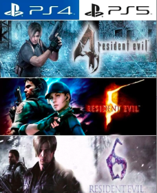 Resident Evil 4 , 5 , 6 Triple Pack PS4 | PS5