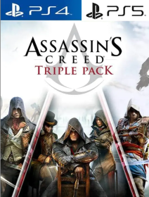 Assassins Creed Triple Pack : Black Flag, Unity, Syndicate PS4 | PS5