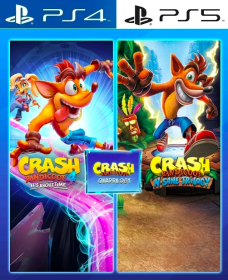 Crash Bandiccoot 4 + Crash Trilogy Lote Quadrilogy PS4 | PS5