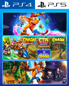 Crash Bandiccoot 4 + Crash Trilogy + Crash Nitro Crashiversary Pack PS4 | PS5